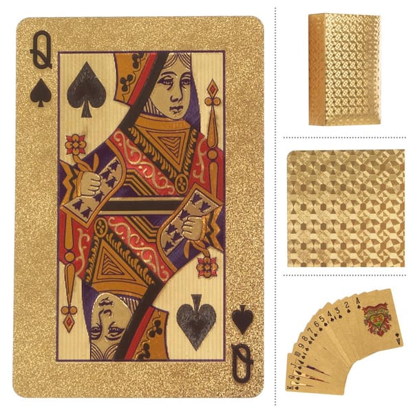 Playing Cards Modern Mock Deck Playing Card Brown Beige Marble