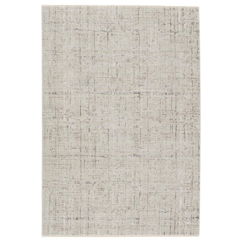 Sovis Vintage-Inspired Heathered 8'10" x 12'7" Gray & Taupe Rug