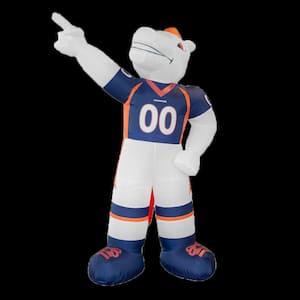 7 ft. Denver Broncos Holiday Inflatable Mascot