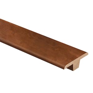 Brushed Cashmere Vintage Hickory 3/8 in. Thick x 1-3/4 in. Wide x 94 in. Length Hardwood T-Molding