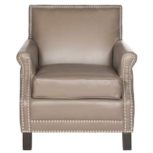 Easton Light Brown Leather Club Arm Chair