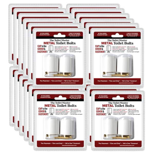 Metal Toilet Master Bolts (24-pack)