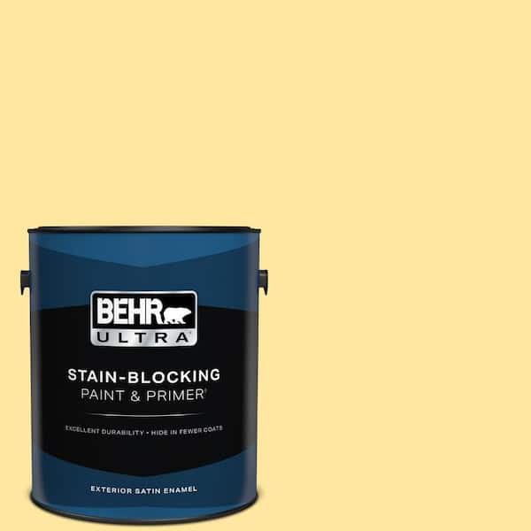 BEHR ULTRA 1 gal. #PMD-10 Equator Glow Satin Enamel Exterior Paint & Primer