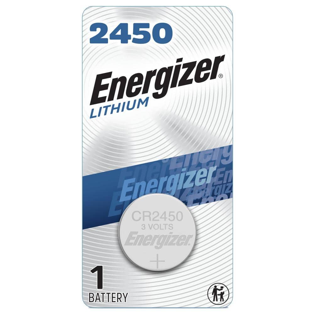 Energizer CR2450 Lithium Battery, 3v ECR2450, Qty 6