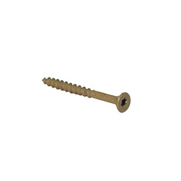 PRIMEGUARD PLUS #8 x 2 in. Star Drive Flat Head Wood Deck Screw (5 lbs. per Box)