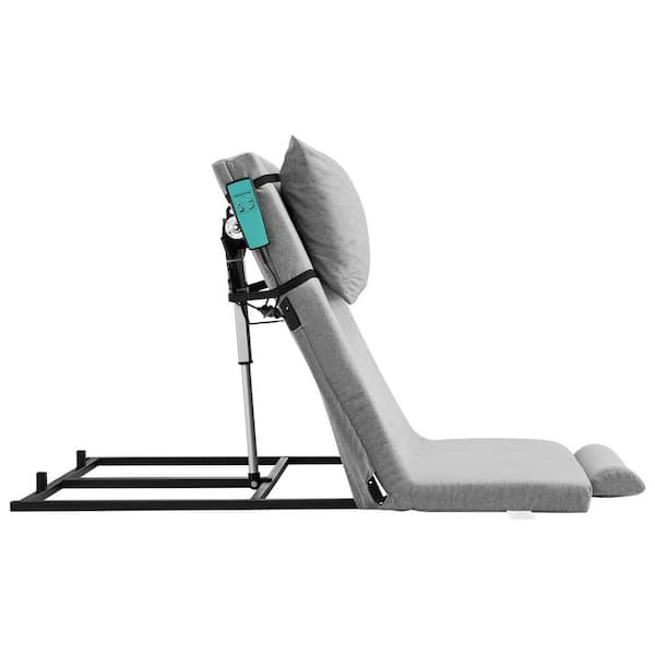 Electric Lifting Backrest for Bed, 300lb. Capacity, Adjustable Backrest with Headrest, Washable Cover for Elderly
