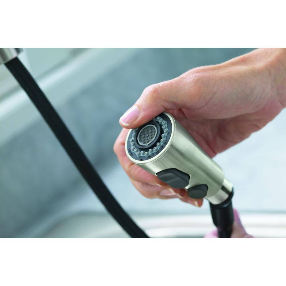 Stainless Steel Pull-Down Kitchen Faucet with Sprayhead