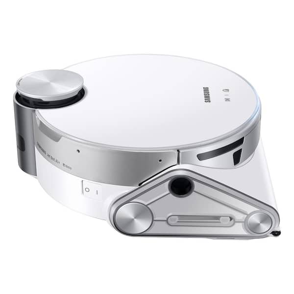 Samsung - Jet Bot+ Robotic Vacuum Cleaner with Automatic Emptying, Precise Navigation, Multi-Surface Cleaning in White