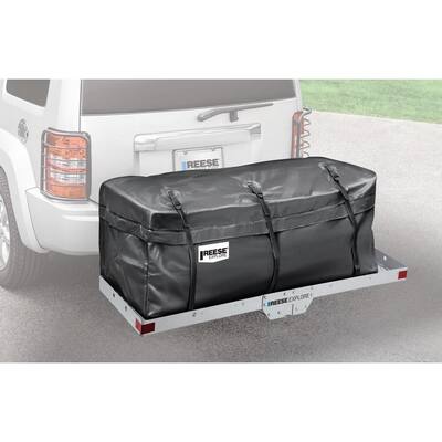 500 lb. Capacity 60 in. x 20 in. Aluminum Tray Style Hitch Cargo Carrier for 2 in. Receiver