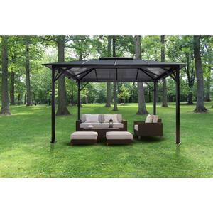 10 ft. x 12 ft. Hard Top Gazebo with Poly-Carbonate Canopy