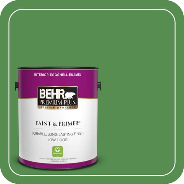 BEHR PREMIUM PLUS 1 gal. #M390-6 Belfast Eggshell Enamel Low Odor Interior Paint & Primer
