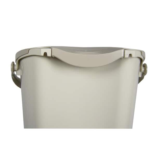 Exaco 2-in-1 Stainless Steel Lid with Rubber Seal Compost Bucket