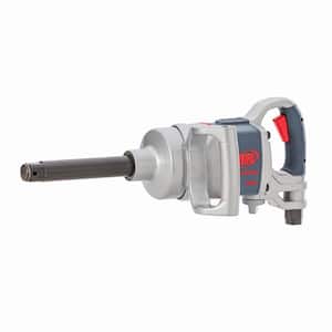 1" Air Impact Wrench, 2100 ft-lbs Max Torque, Maintenance Duty, D-handle, Inside Trigger, 6" Extended Anvil
