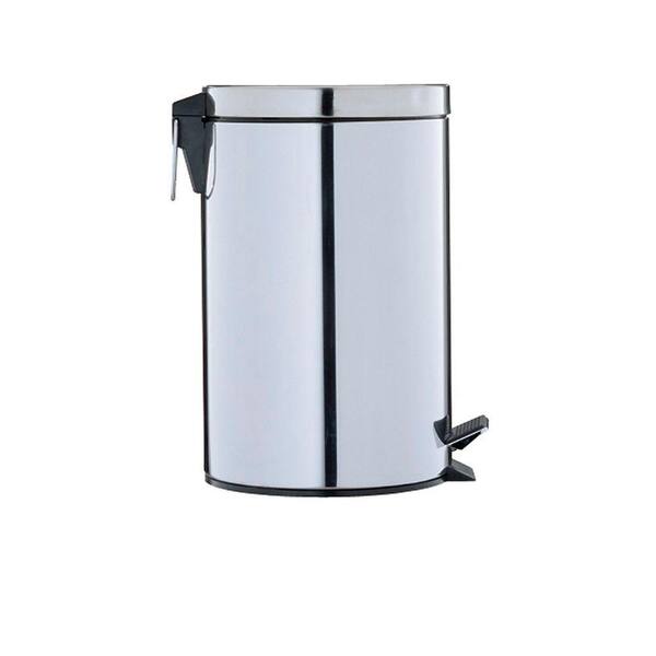 Neu Home 3.13 Gal. Stainless Steel Step-On Touchless Trash Can