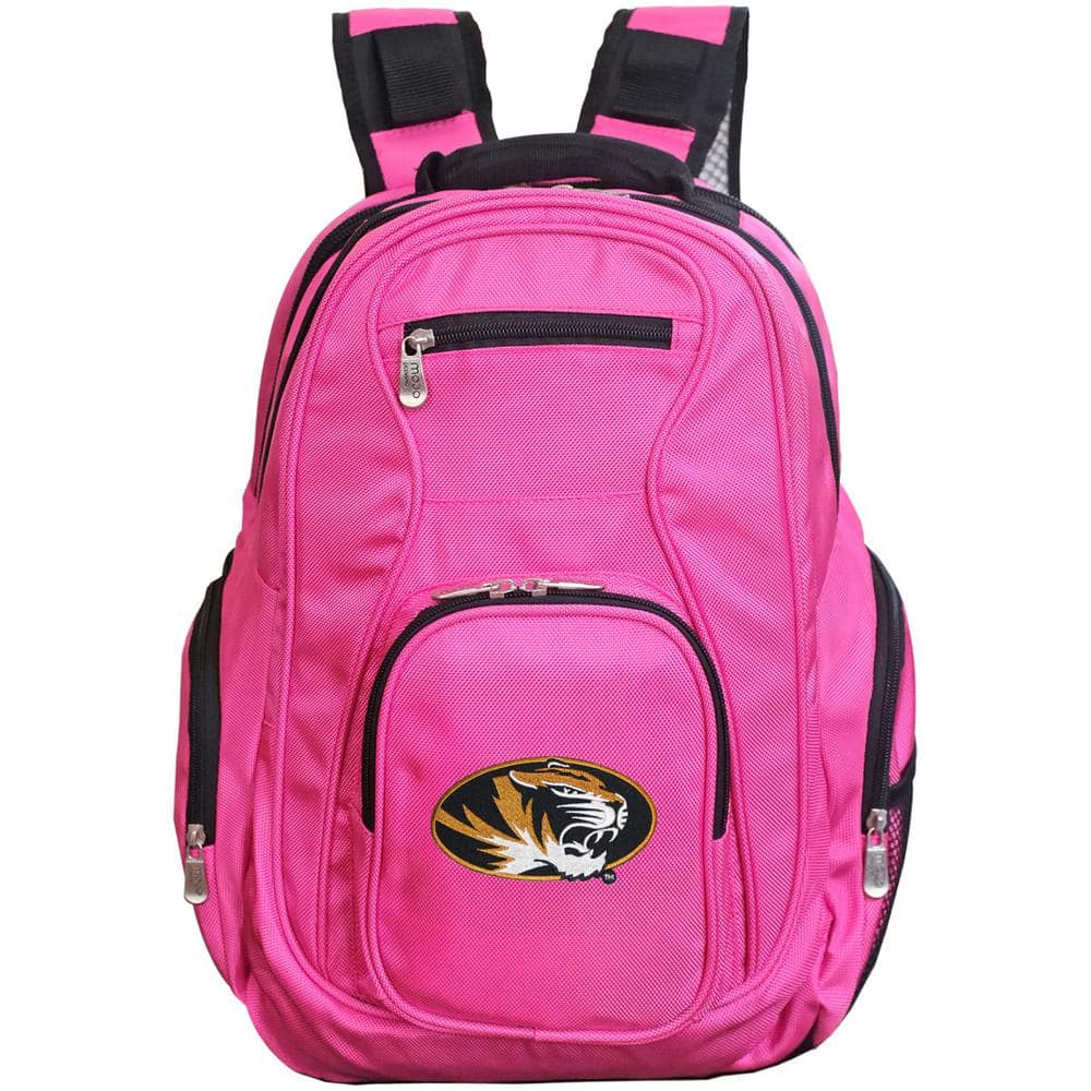 Denco NCAA Missouri Tigers 19 in. Pink Laptop Backpack CLMOL704_PINK ...