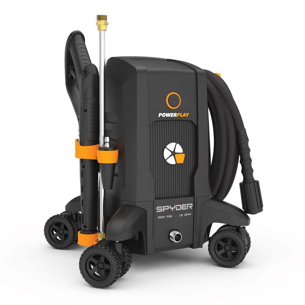 Powerplay Spyder Pulse 2100 PSI 1.5 GPM 13 Amp Cold Water Powerplay Spyder Pulse 2100 PSI 1.5 GPM 13 Amp Cold Water