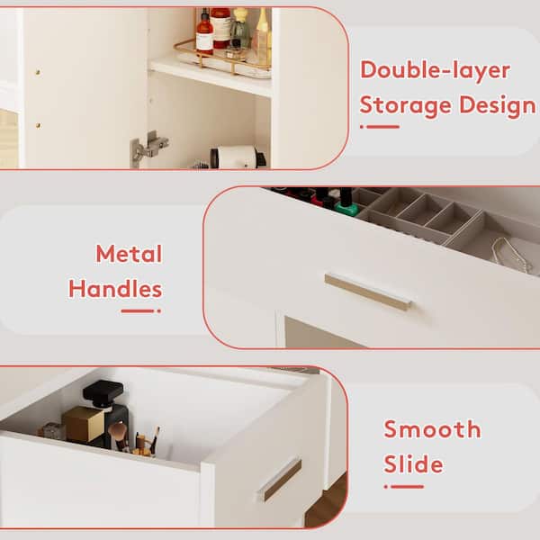 Zebra Drawer Organization for Vanities: Stylish & Space-Saving Ideas