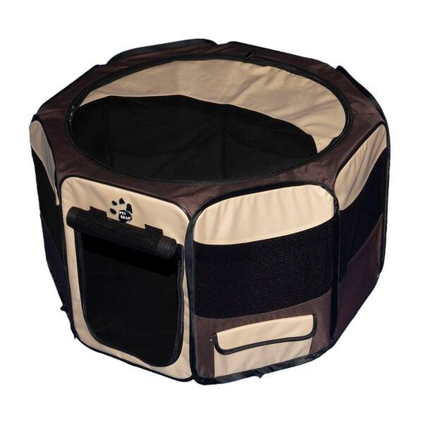 Pet Gear 46 in. L x 46 in. W x 28 in. H Octagon Pet Pen with Removable Top