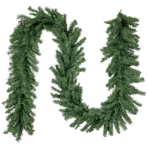 9 ft. x 12 in. Unlit Canadian Pine 2-Tone Artificial Christmas Garland