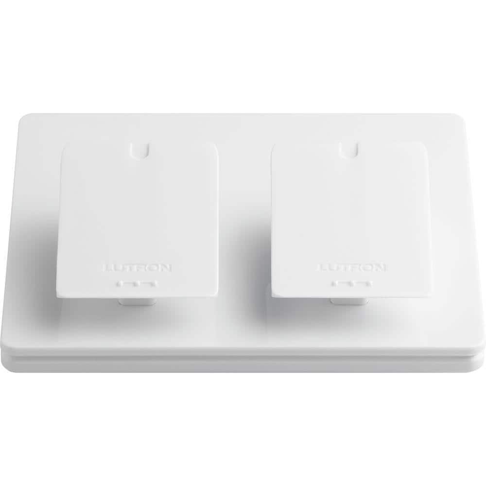 Lutron Caseta Dual Pedestal for Pico Remotes, White (L-PED2-WH) L-PED2-WH -  The Home Depot