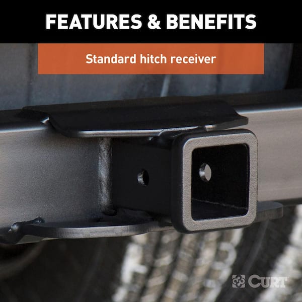 CURT Commercial Duty Class 5 Trailer Hitch, 2-1/2 in. Receiver, Select Ram 2500, 3500