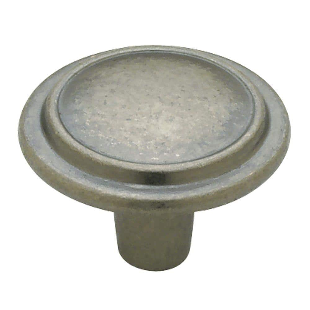 UPC 022788861543 product image for Top Ring 1-1/4 in. (32 mm) Antique Iron Round Cabinet Knob | upcitemdb.com