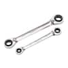 SAE Quad Drive Ratcheting Wrench Set (2-Piece)