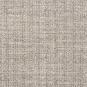 Sky Breeze - Sterling - Gray 13.2 ft. 36 oz. Wool Loop Installed Carpet