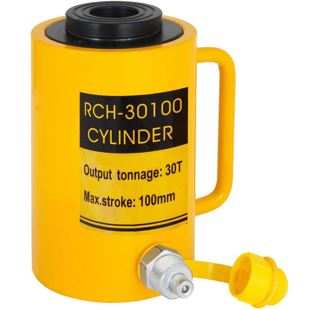 Hydraulic Cylinder Jack 30 Ton, 100 mm Solid Ram Hydraulic Cylinder 4 in. Stroke Single Acting Hydraulic Cylinder price history on PriceWatchPro