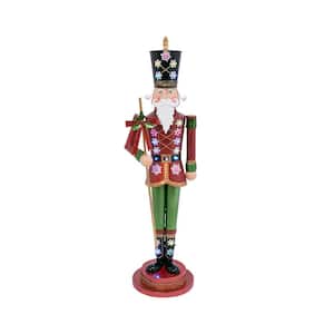 52 in. H Metal Battery-Operated Outdoor Toy Soldier with Lights