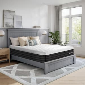 Made in USA Artisan Collection; Raleigh Twin XL Size Medium-Firm Hybrid 11.5" Bed-In-A-Box Mattress
