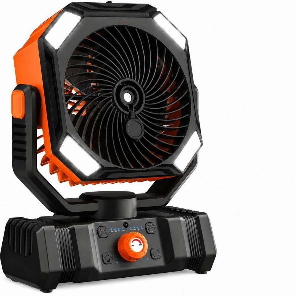 4.4 in ABS Portable Misting Fan with 250 mL Tank, LED Lantern and Hanging Hook, Black price history on PriceWatchPro