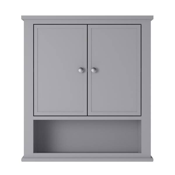 SystemBuild Queensbury 22 in. W Wall in Grey HD69386
