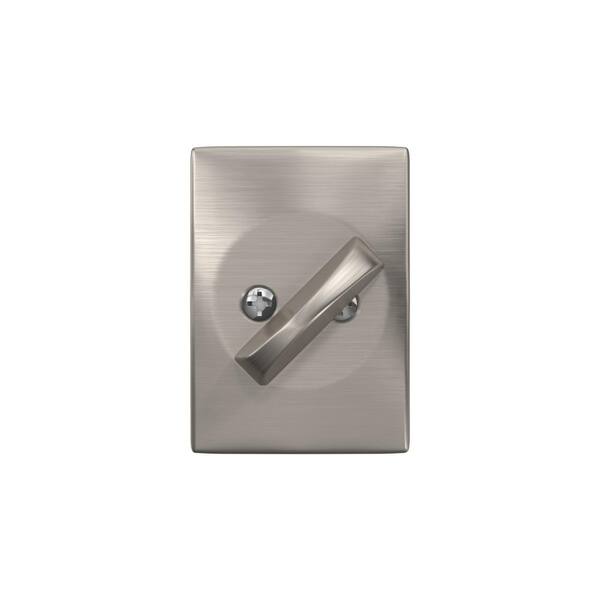 First Secure by Schlage Single Cylinder Deadbolt in Satin Stainless Steel