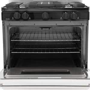 ProSeries 20 in. 2.42 cu. ft. Freestanding Gas Range with Sealed Burners in Stainless Steel