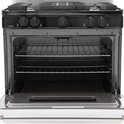 ProSeries 24 in. 2.97 cu. ft. Battery Spark Ignition Gas Range in Stainless Steel