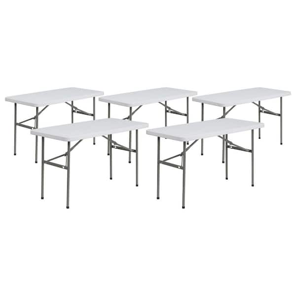 Granite White Folding Table