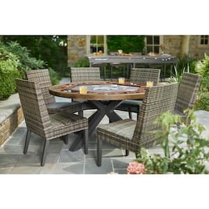 Richmond Stationary Aluminum Outdoor Dining Chair (2-Pack)