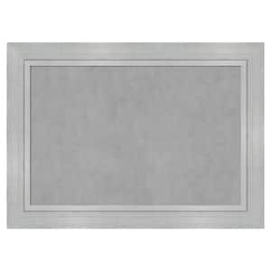 Romano Silver 43 in. x 31 in Magnetic Board, Memo Board