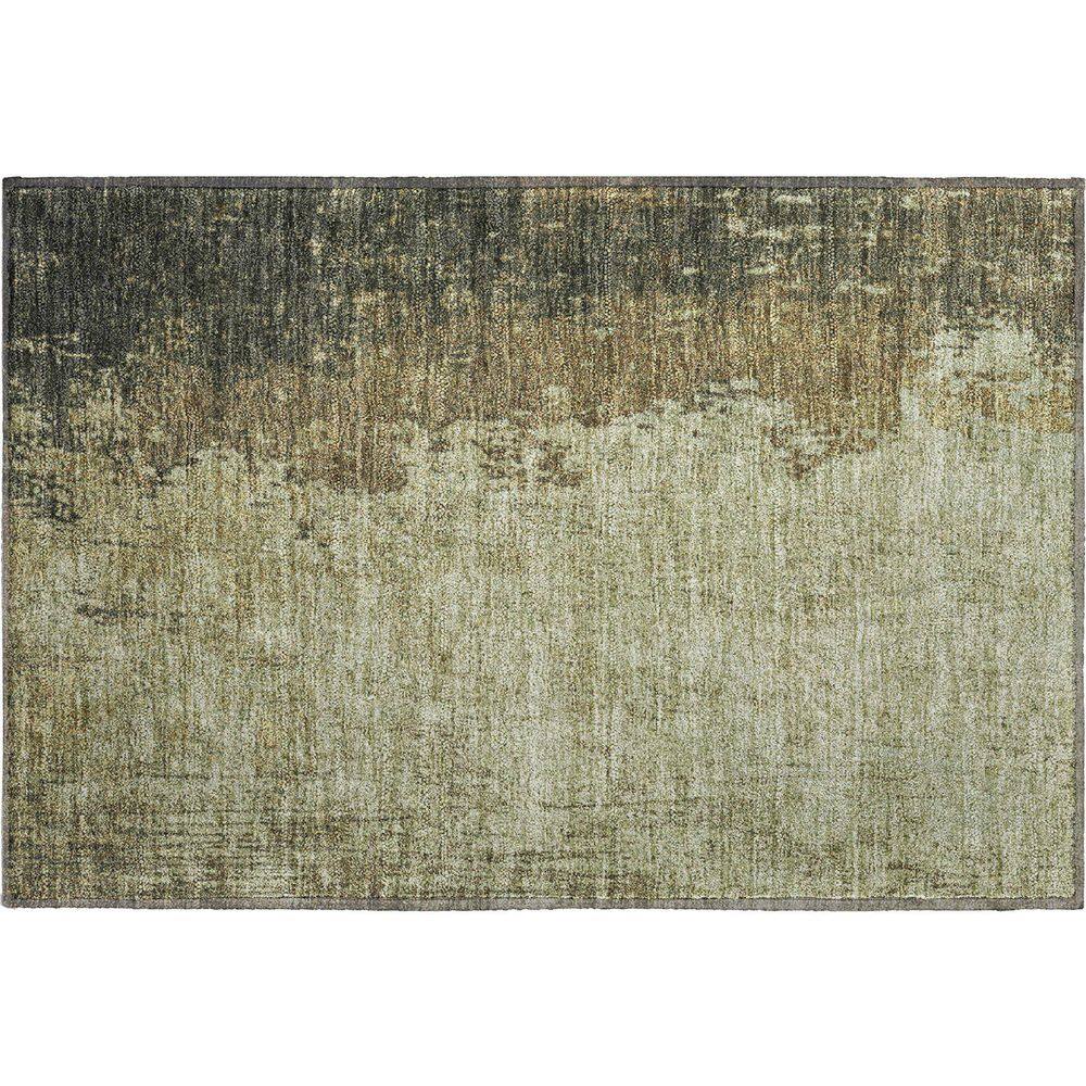 Mayfield Premium Machine Washable Abstract AMF1904 Olive 2 ft. x 3 ft. Area Rug price history on PriceWatchPro