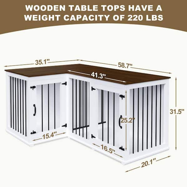 Archie & Oscar FROME 2-in-1 Furniture-Style Dog Crate with Drawers DDDC9D02C63049C7AAA9BEA32F929D0C