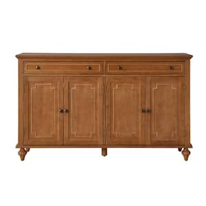 Rebecca Acorn MDF 58 in. W Traditional 2-Drawer Sideboard with Adjustable Shelves