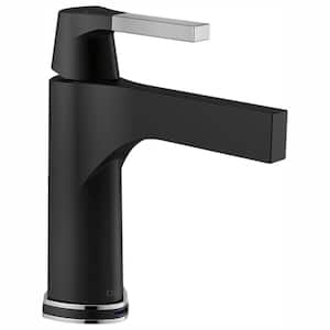 Zura Single Hole Single-Handle Bathroom Faucet with Touch2O.xt Technology in Chrome/Matte Black