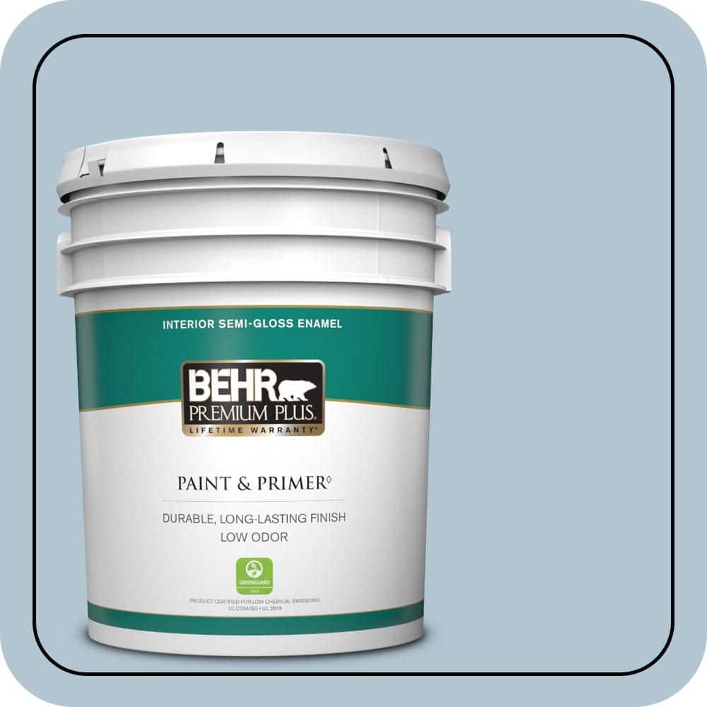 5 gal. #MQ5-50 Opal Waters Semi-Gloss Enamel Low Odor Interior Paint & Primer price history on PriceWatchPro