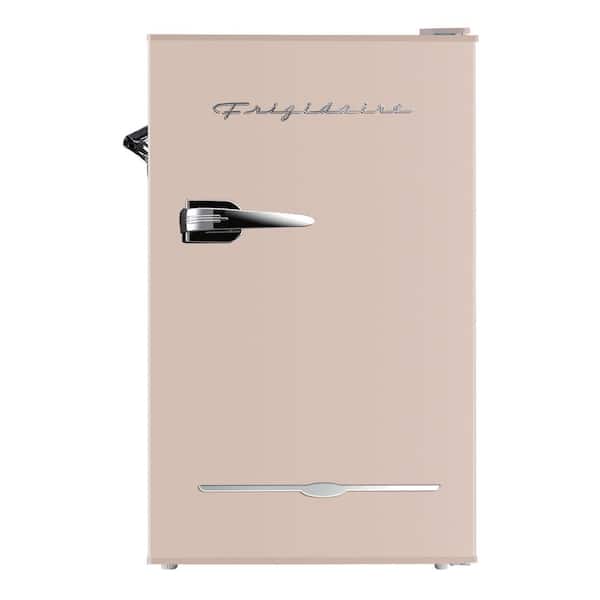 3.2 cu. ft. Retro Mini Fridge in Coral Pink