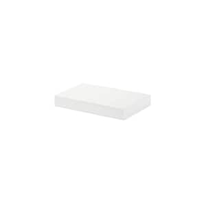 Dolle BIG BOY 35.4 in. x 11.8 in. x 2 in. White MDF Floating Decorative ...