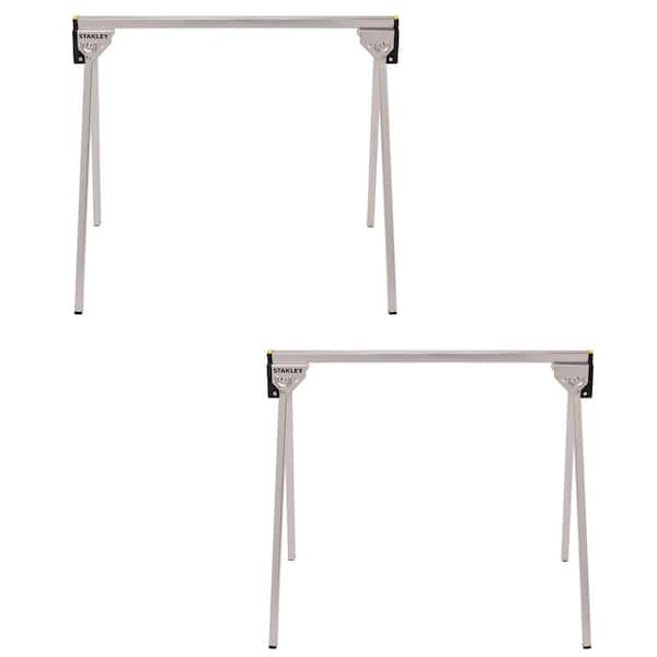 29 in. Folding Metal Sawhorse (2 Pack)