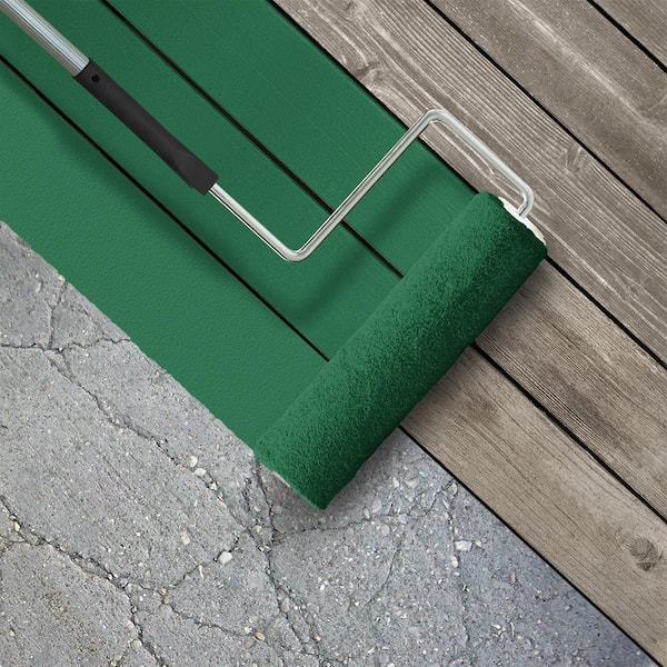 1 gal. #P420-7 Crown Jewel Low-Lustre Enamel Interior/Exterior Porch and Patio Floor Paint