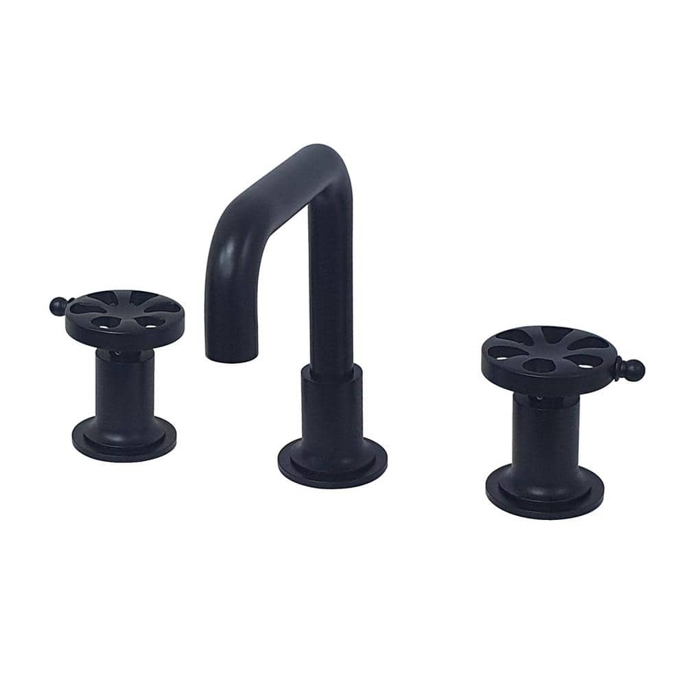 Belknap 8 in. Widespread 2-Handle Bathroom Faucet in Matte Black price history on PriceWatchPro