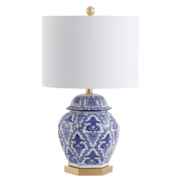 Jonathan Y Gretchen 25 In Ginger Jar, Target Blue And White Table Lamps
